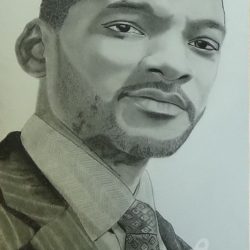 Actor Will Smith Drawing Fine Art