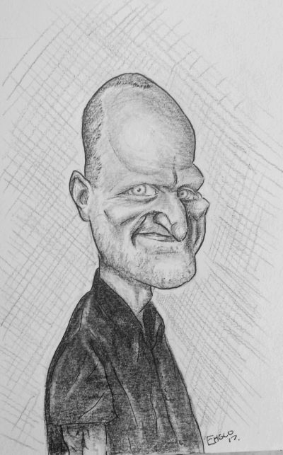 Actor Woody Harrelson, Activist, Film Star, Versatile Performer, Emmy Winner Drawing