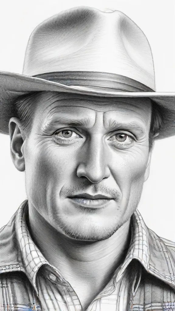 Actor Woody Harrelson Drawing Sketch Image