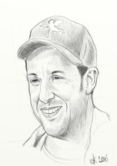 Adam Sandler, Comedian, Actor, Entertainer, Filmmaker Drawing