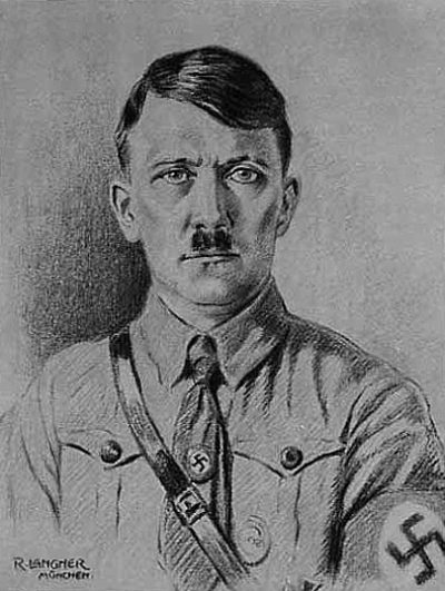 Adolf Hitler, Holocaust, World War II, Nazi, Dictator Drawing