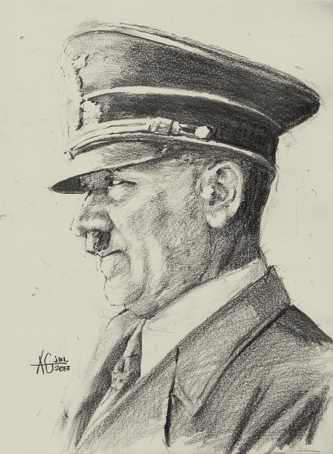 Adolf Hitler Drawing Beautiful Artwork