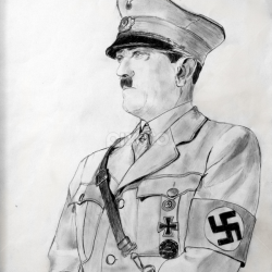 Adolf Hitler Drawing Creative Style