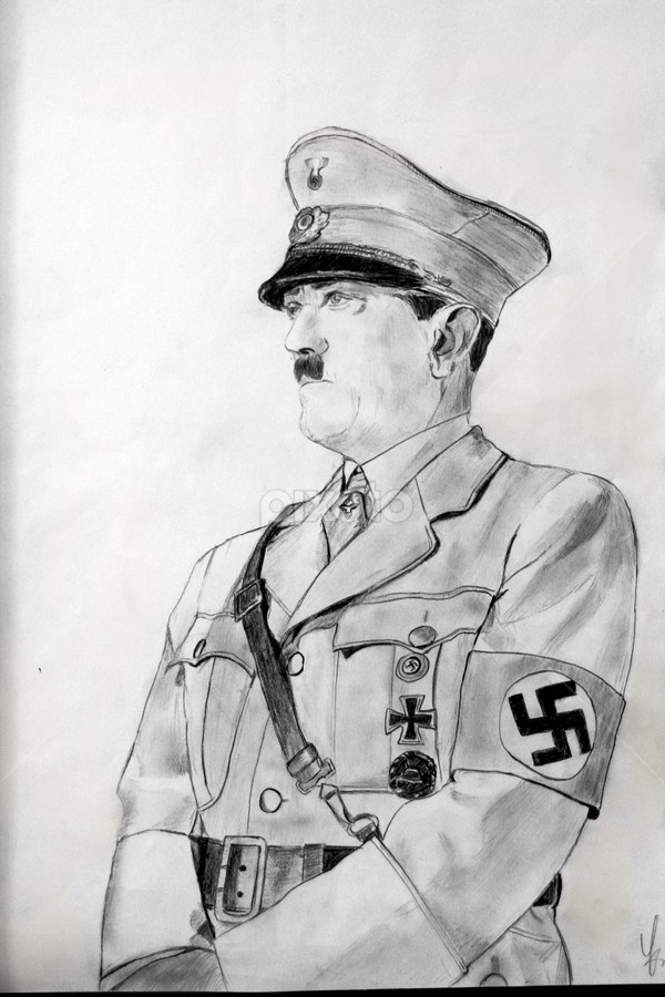 Adolf Hitler Drawing Creative Style