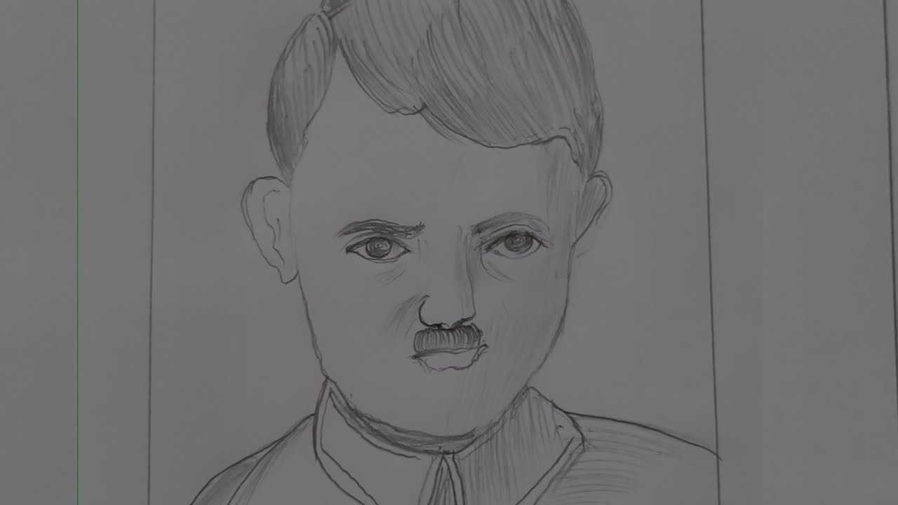 Adolf Hitler Drawing Hand drawn