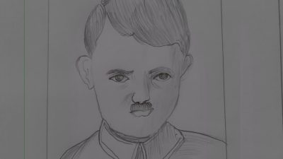 Adolf Hitler, Holocaust, World War II, Nazi, Dictator Drawing