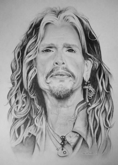 Aerosmith, Legends, Band, Rock, Music Drawing