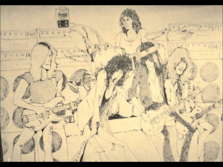 Aerosmith Drawing Amazing Sketch