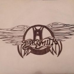 Aerosmith Drawing Artistic Sketching