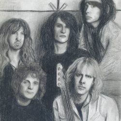 Aerosmith Drawing Detailed Sketch