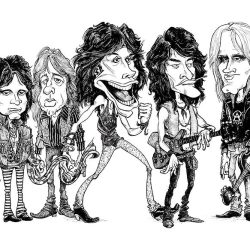 Aerosmith Drawing Modern Sketch