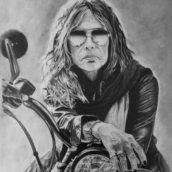 Aerosmith Drawing Picture