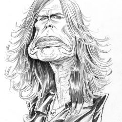 Aerosmith Drawing Stunning Sketch