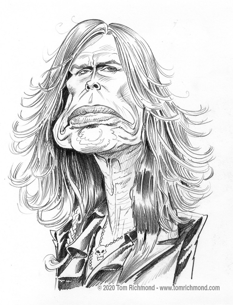 Aerosmith Drawing Stunning Sketch