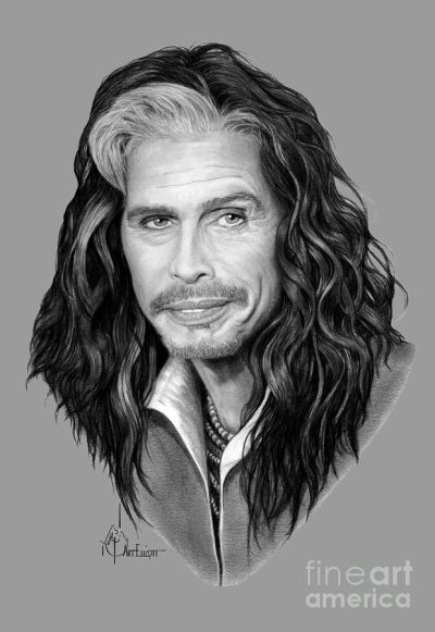 Aerosmith, Legends, Band, Rock, Music Drawing