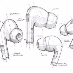 Airpods Drawing Picture