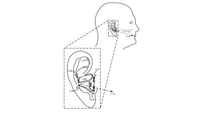 Airpods, Bluetooth, Wireless, Listening, Earbuds Drawing