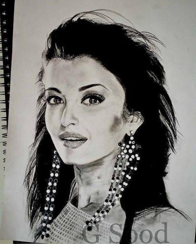 Aishwarya Rai, Actress Extraordinaire, Beauty Queen, Bollywood Star, Miss World Drawing