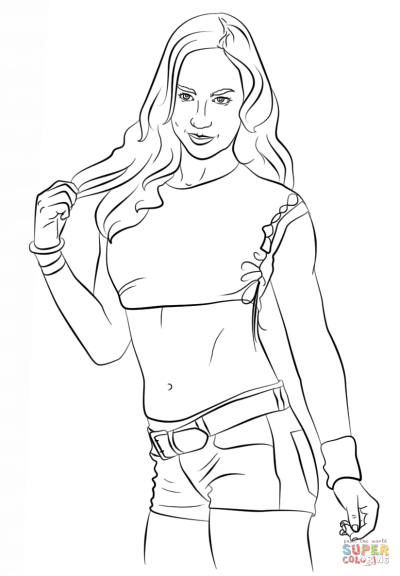 Aj Lee, Empowerment Figure, Wrestling Icon, Trailblazer, Diva Champion Drawing