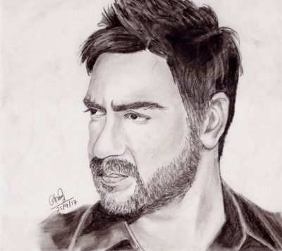 Ajay Devgn, Actor, Stuntman, Bollywood, Filmmaker Drawing