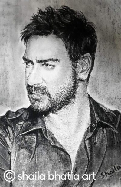 Ajay Devgn, Actor, Stuntman, Bollywood, Filmmaker Drawing