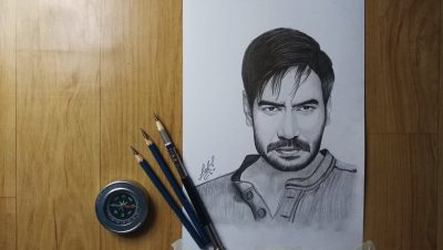 Ajay Devgn, Actor, Stuntman, Bollywood, Filmmaker Drawing