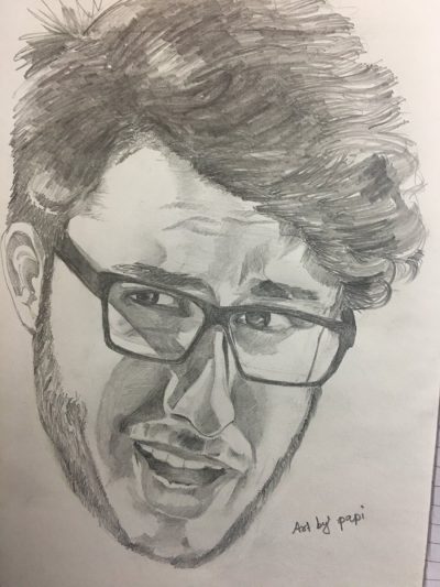 Ajey Nagar, Comedian, Influencer, Content Creator, YouTuber Drawing