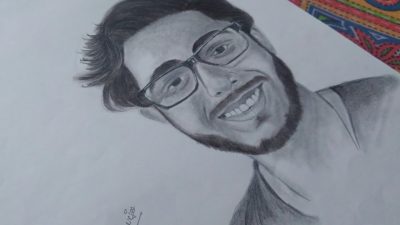 Ajey Nagar, Comedian, Influencer, Content Creator, YouTuber Drawing