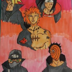 Akatsuki Drawing Artistic Sketching