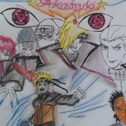 Akatsuki Drawing Hand drawn