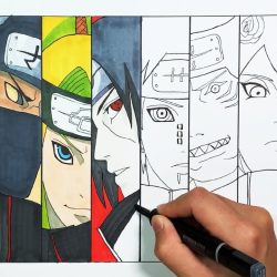 Akatsuki Drawing Realistic Sketch