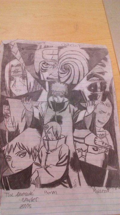 Akatsuki, Shadows, Ninjas, Organization, Ambition Drawing