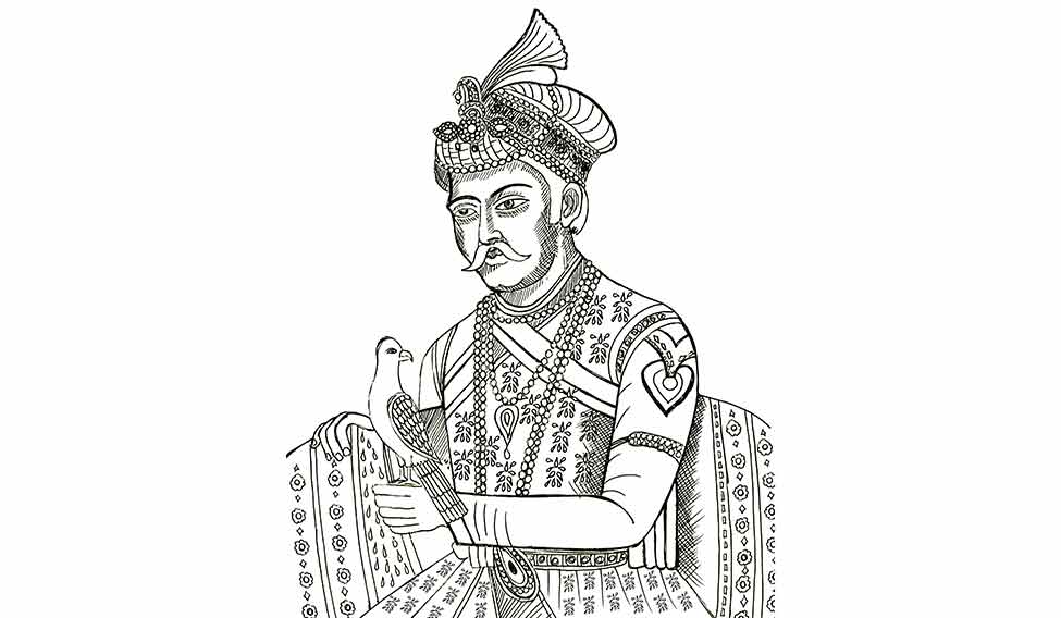 Akbar Drawing Detailed Sketch
