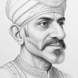 Akbar Drawing Sketch Picture