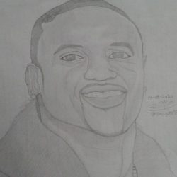 Akon Drawing Hand drawn