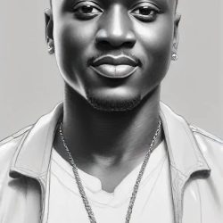 Akon Drawing Sketch Photo