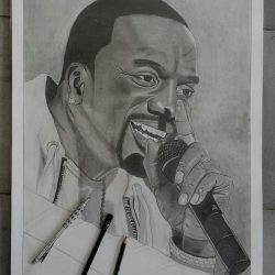 Akon Drawing Stunning Sketch