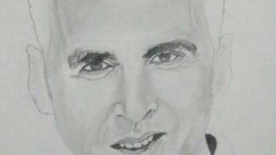 Akshay Kumar, Film Producer, Versatile Actor, Action Hero, Bollywood Star Drawing