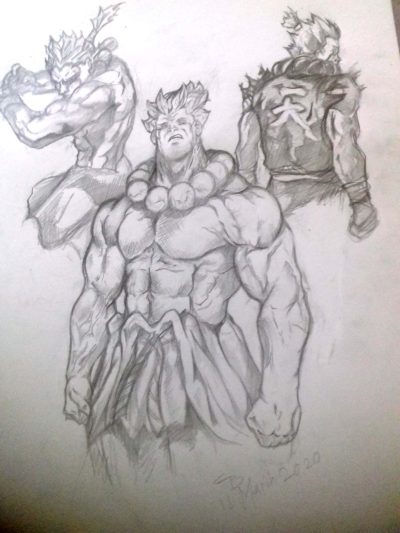 Akuma, Malevolence, Demon, Shadow, Darkness Drawing