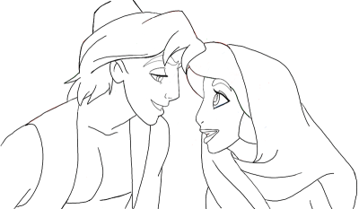 Aladdin, Genie, Adventure, Love, Magic Drawing