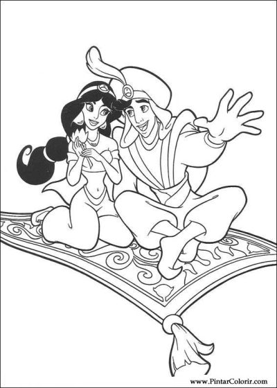 Aladdin, Magic, Genie, Adventure, Love Drawing