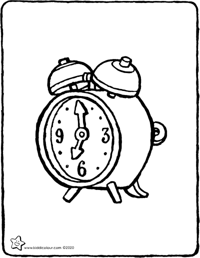 Alarm Clock, Morning Routine, Time Management, Wake Up, Snooze Feature Drawing