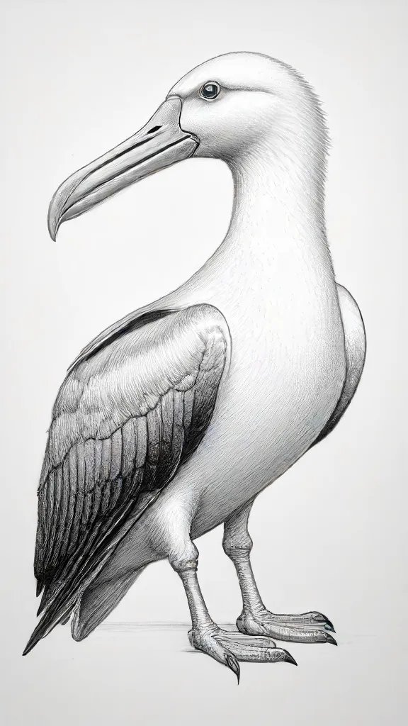 Albatross Drawing Art Sketch Image