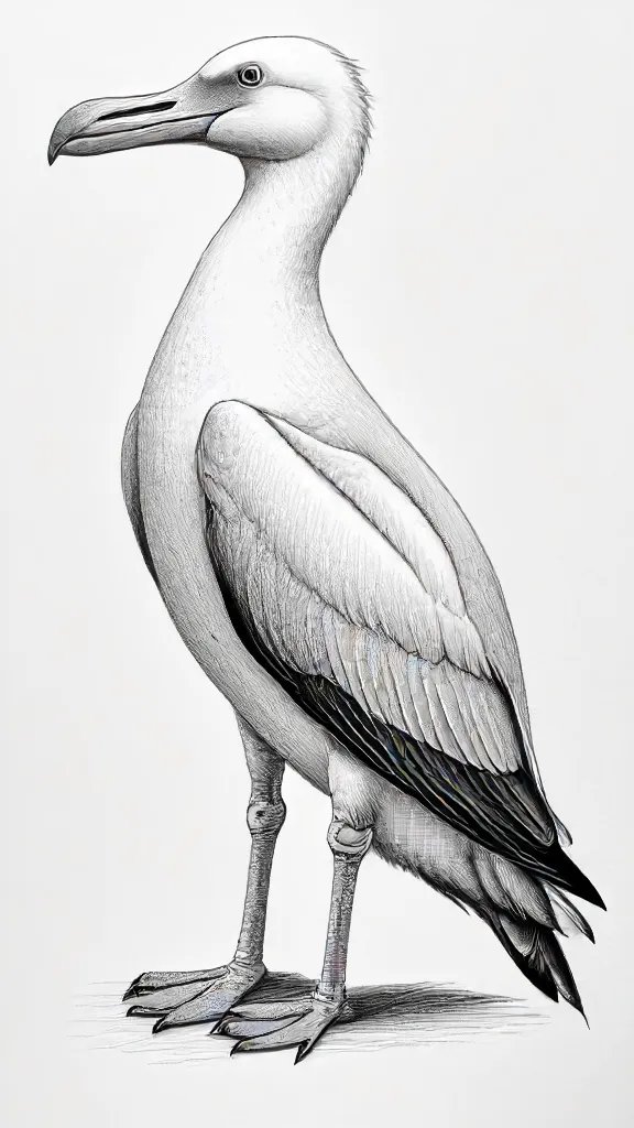 Albatross Drawing Sketch Picture