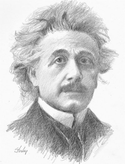 Albert Einstein, Genius, Theoretical Physics, Relativity, Nobel Prize Drawing