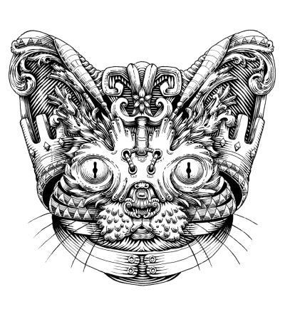 Alex Konahin, Detailed Linework, Surreal Art, Fantasy Designs, Intricate Illustrations Drawing