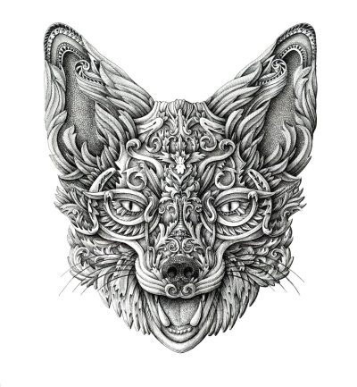 Alex Konahin, Surreal Art, Nature Themes, Intricate Illustrations, Detailed Linework Drawing