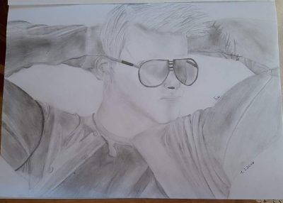 Alexander Ludwig, Athlete, Actor, Musician, Producer, Model Drawing