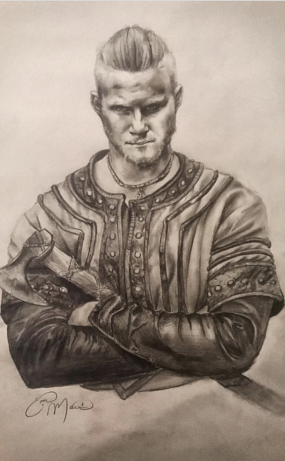 Alexander Ludwig, Actor, Canadian, Star, Model, Musician Drawing