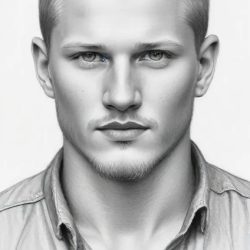 Alexander Ludwig Drawing Easy Sketch